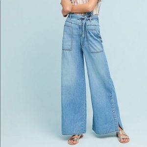 Anthropologie Pilcro High Rise Wide Jeans